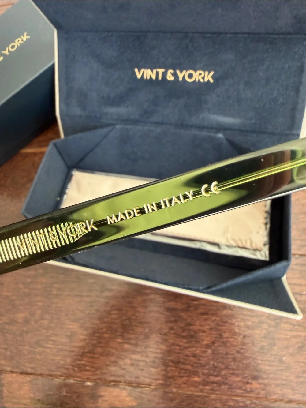 Vint & York Bellissimo Oversized Round Eyewear Glasses - Made in Italy